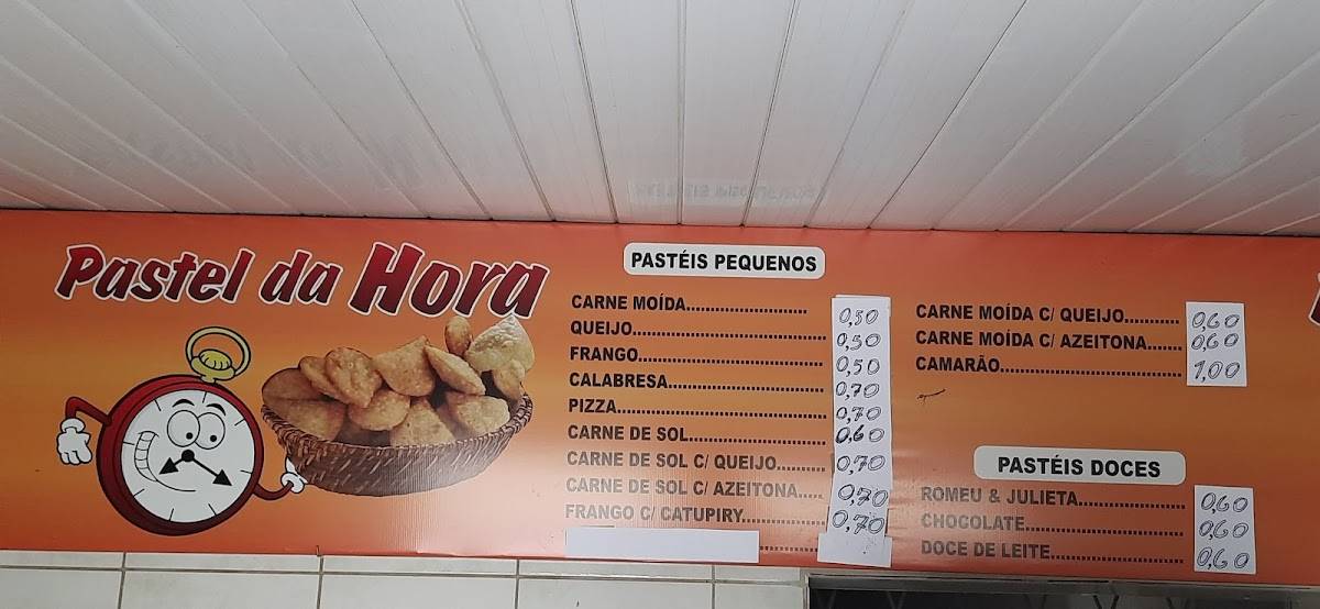 Pastel da Hora - Nova Descoberta cardápio
