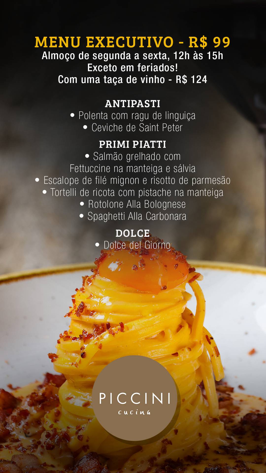 Piccini Cucina cardápio