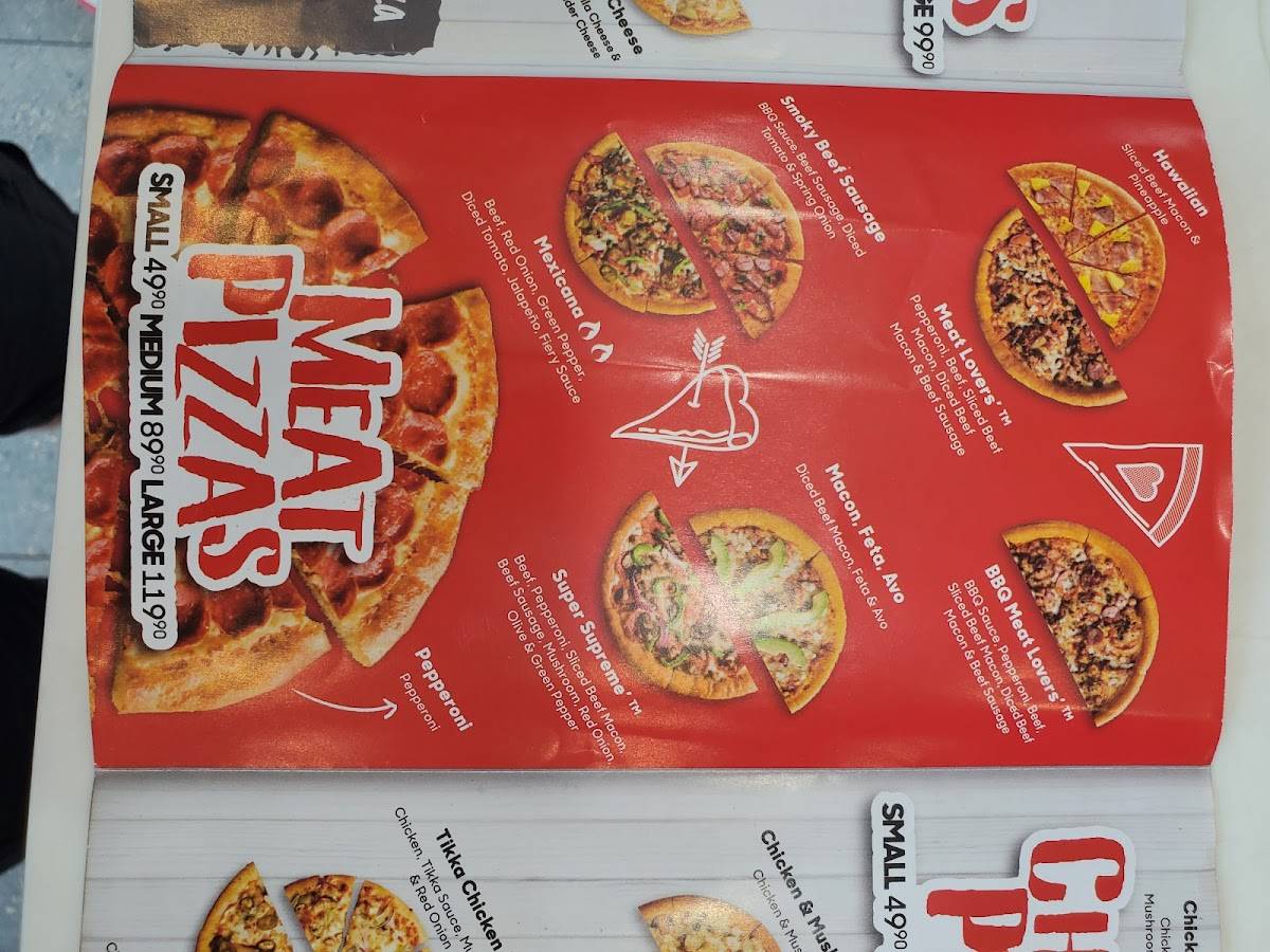 Menu at Pizza Hut Park Square Umhlanga restaurant, Umhlanga