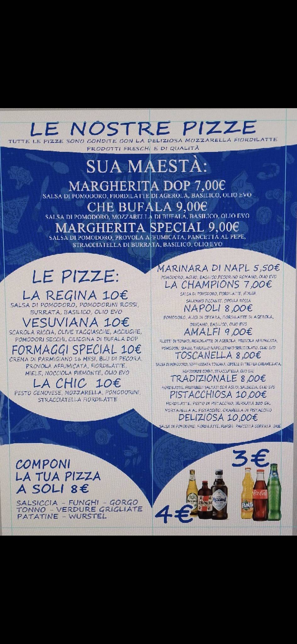 Menu di Pizza Napoli 