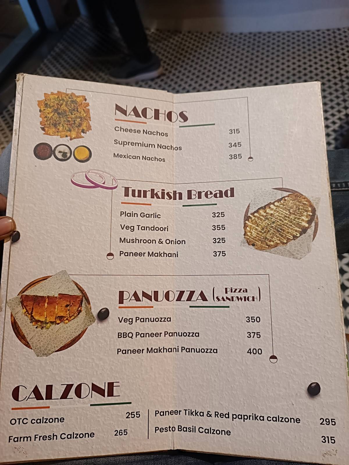Pizzaiiolo Wood Fired Pizza SBR menu