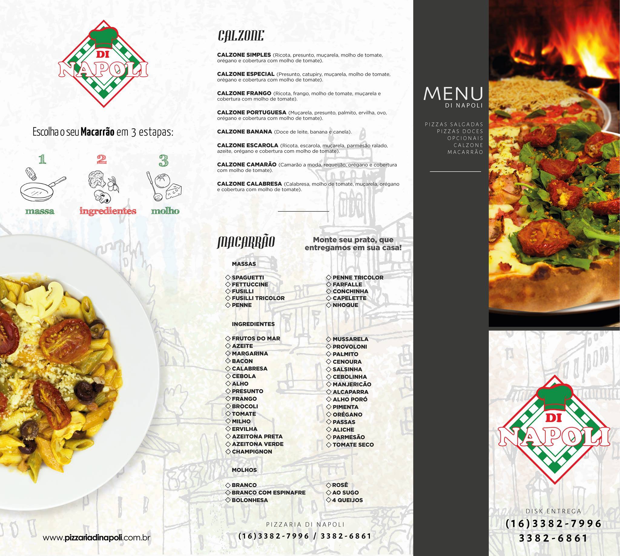 Pizzaria Di Napoli cardápio