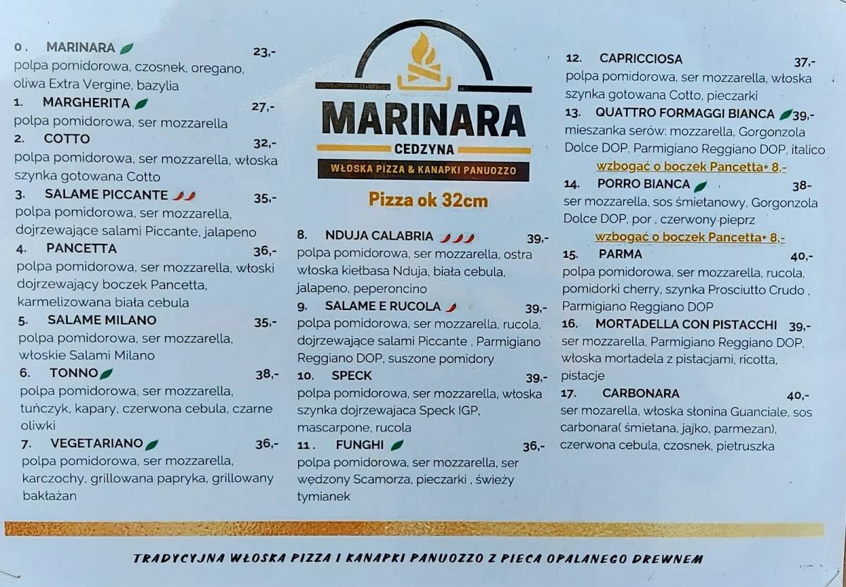hotel uroczysko cedzyna menu