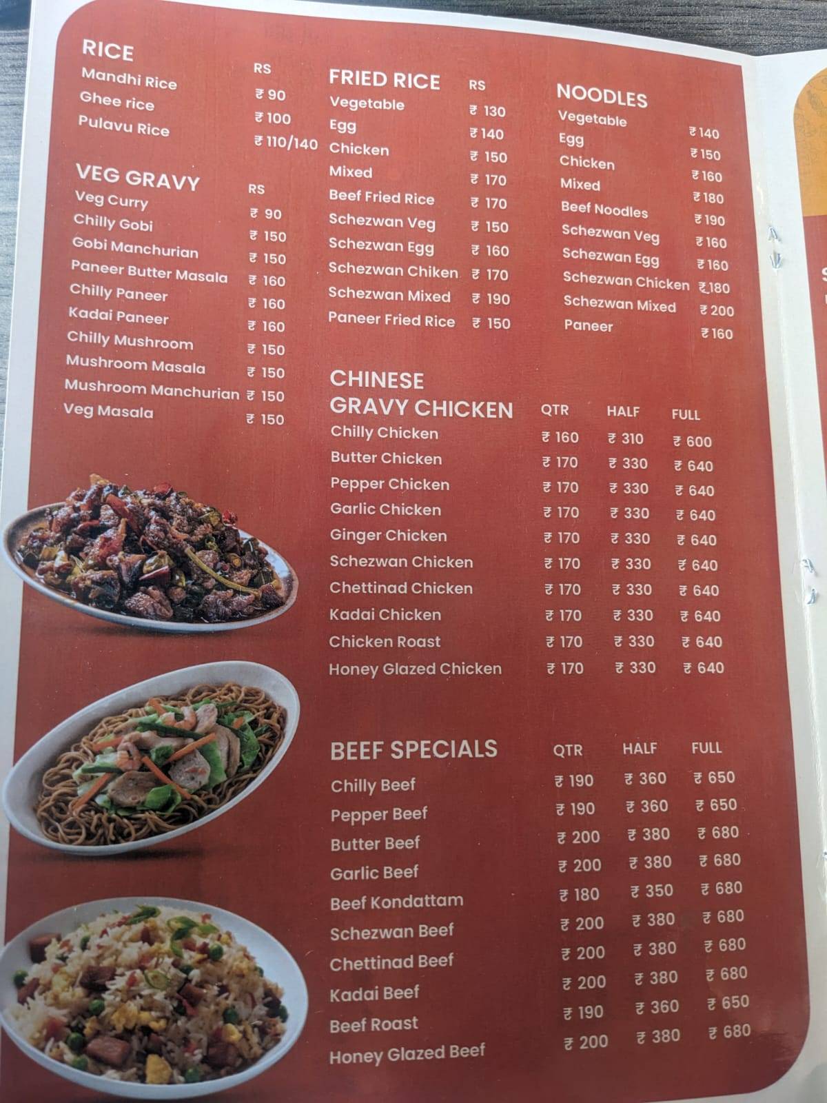 Porch Grill Nedumkandam menu