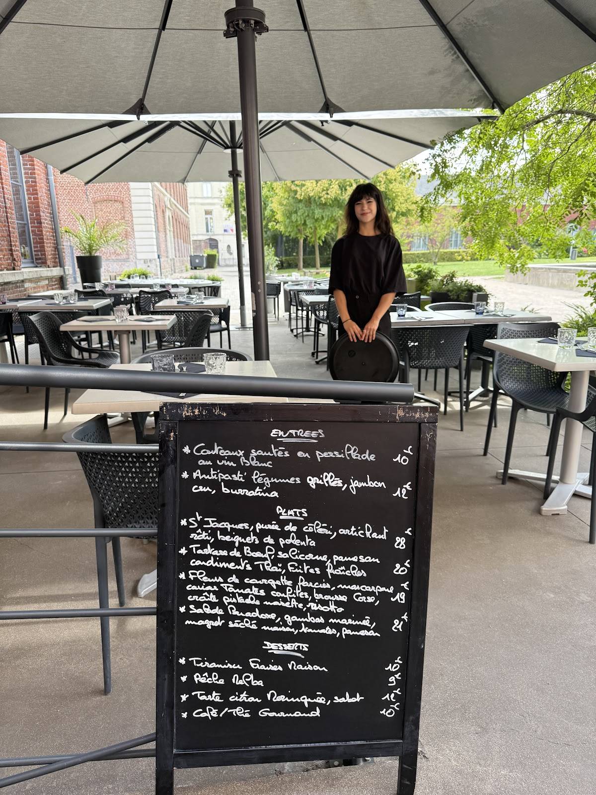 Menu de Restaurant le Paradoxe