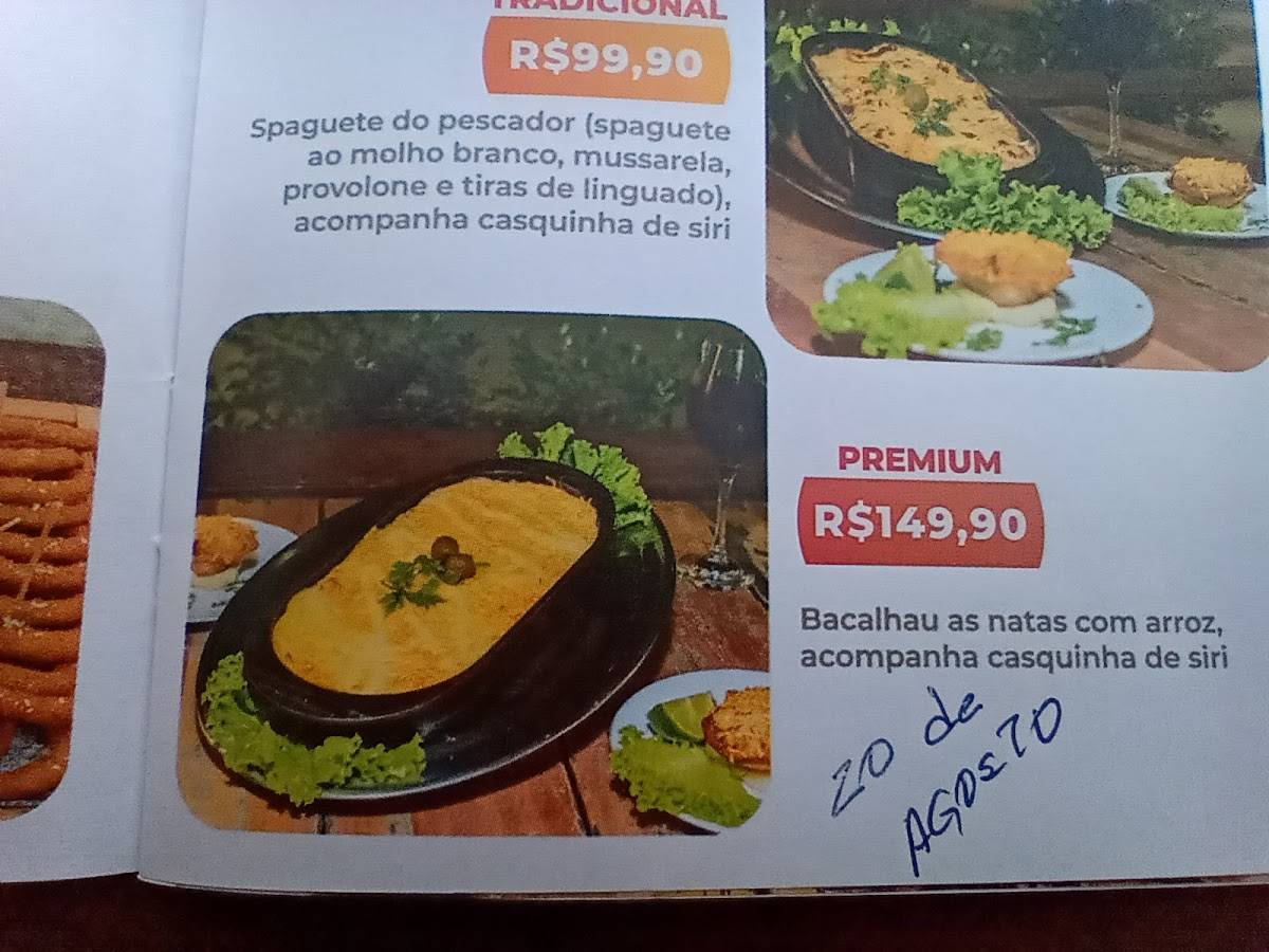 Restaurante Gaudio cardápio