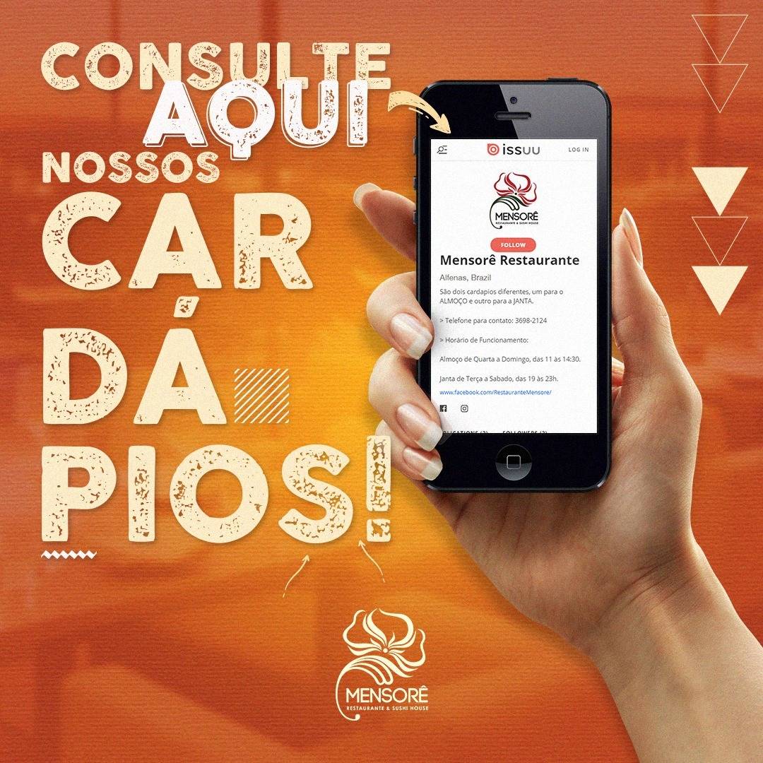 Restaurante Mensorê cardápio