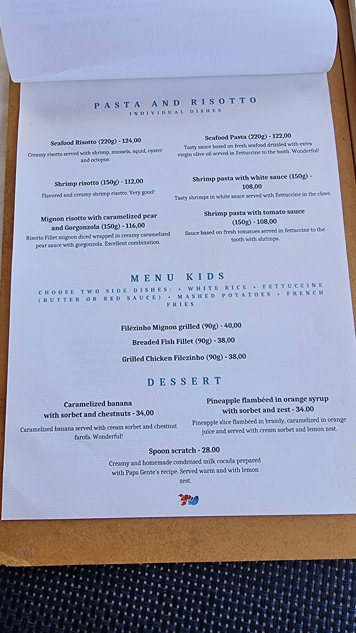 Papa Gente cardápio