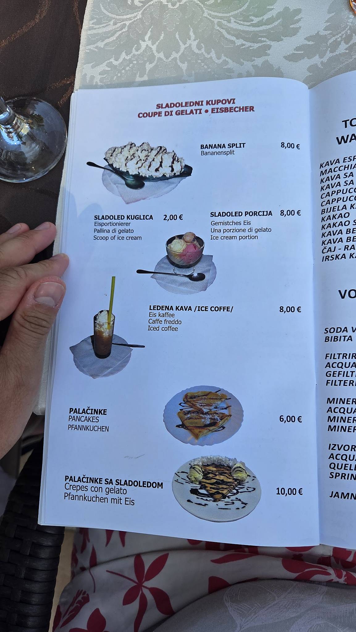 Menu di Restoran Ježevac 