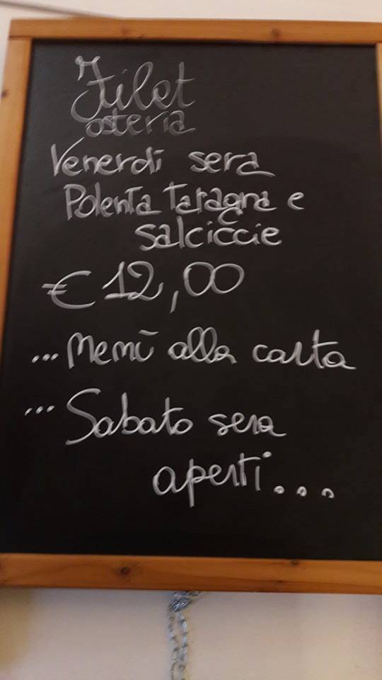 Menu di Filet salumeria 