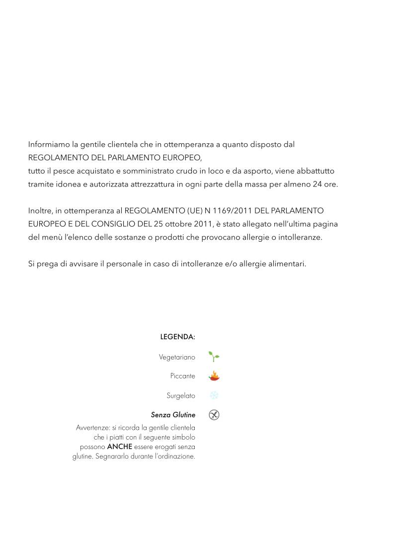 Menu di Ristorante Mood 