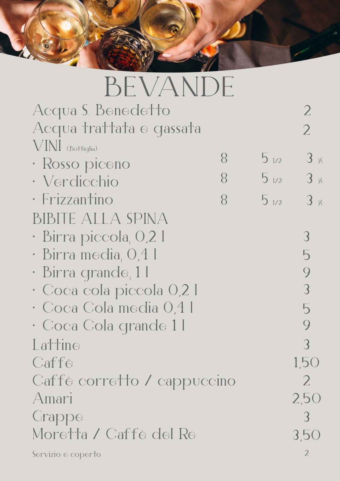 Menu di Ristorante Pizzeria Agriturismo Piccolo Ranch 