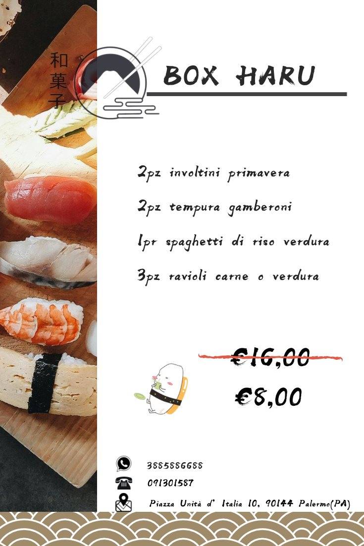 Menu di Wagashi 
