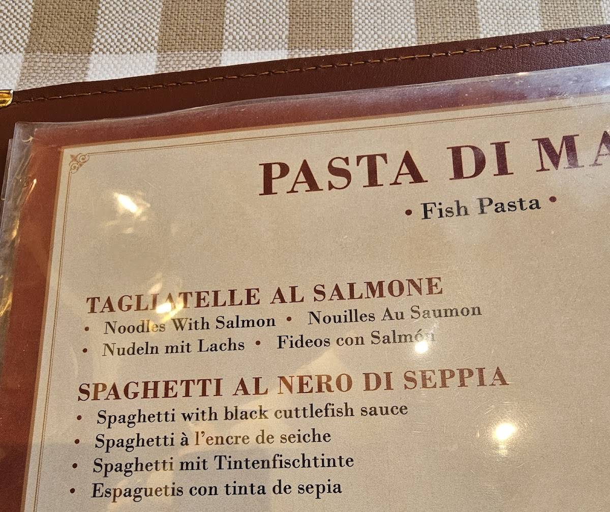 Menu di Riva Rialto 