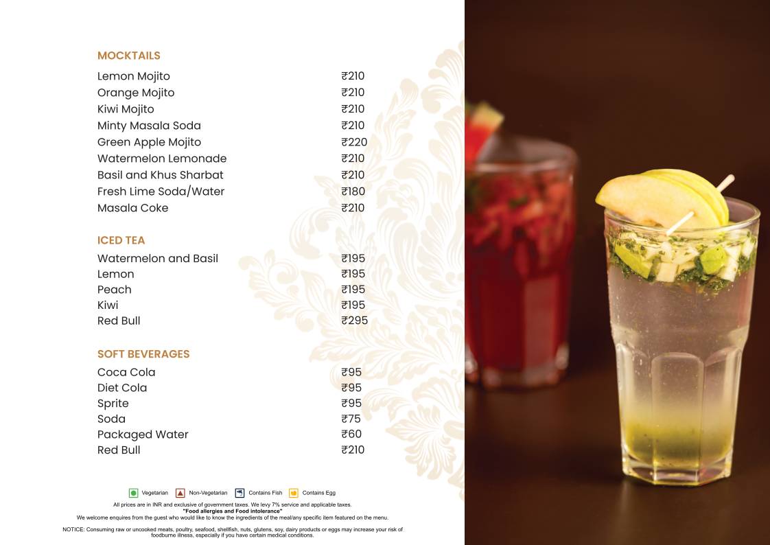 Rustic - Inspired Kitchen menu