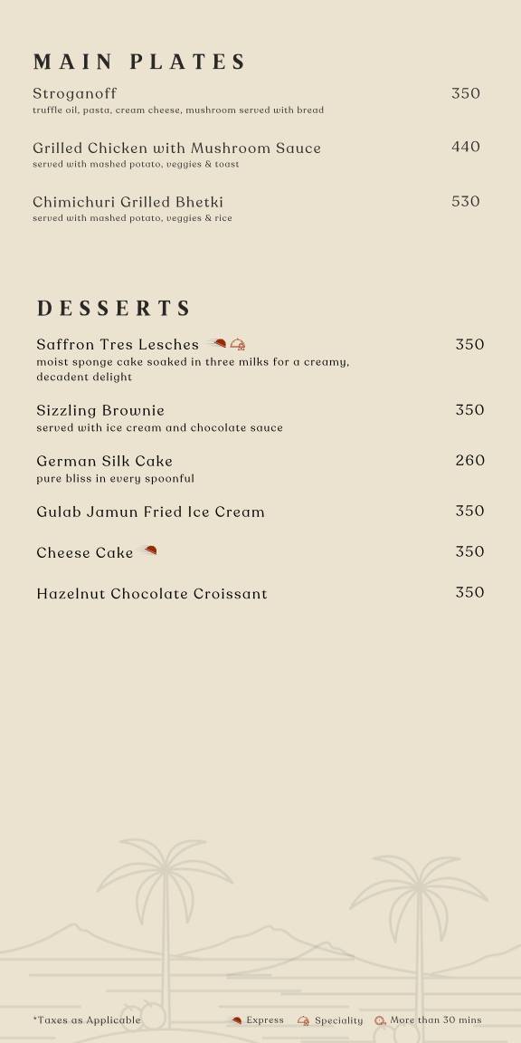 Saami Kitchen & Brewery menu