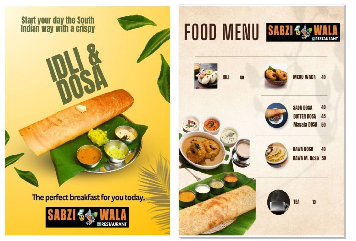 Restaurant Sabziwala Daman - Best Veg Restaurant In Daman menu