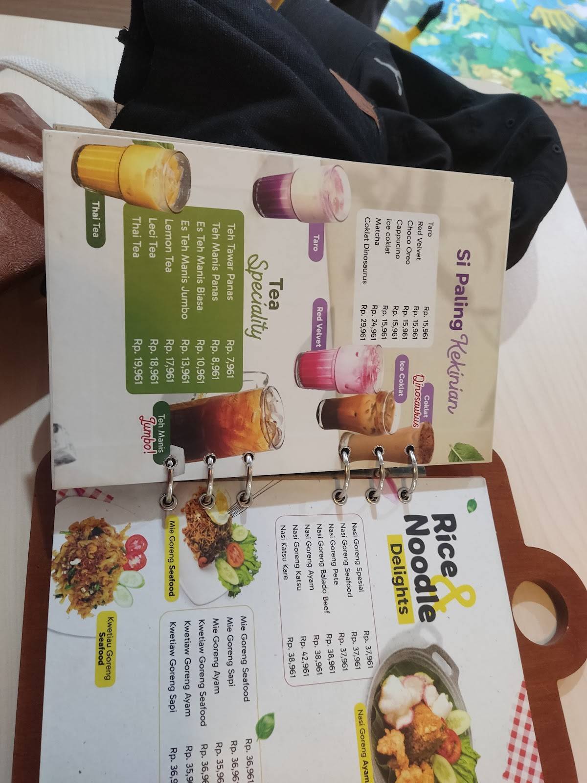 Menu at Sade FnB restaurant, Bekasi Regency