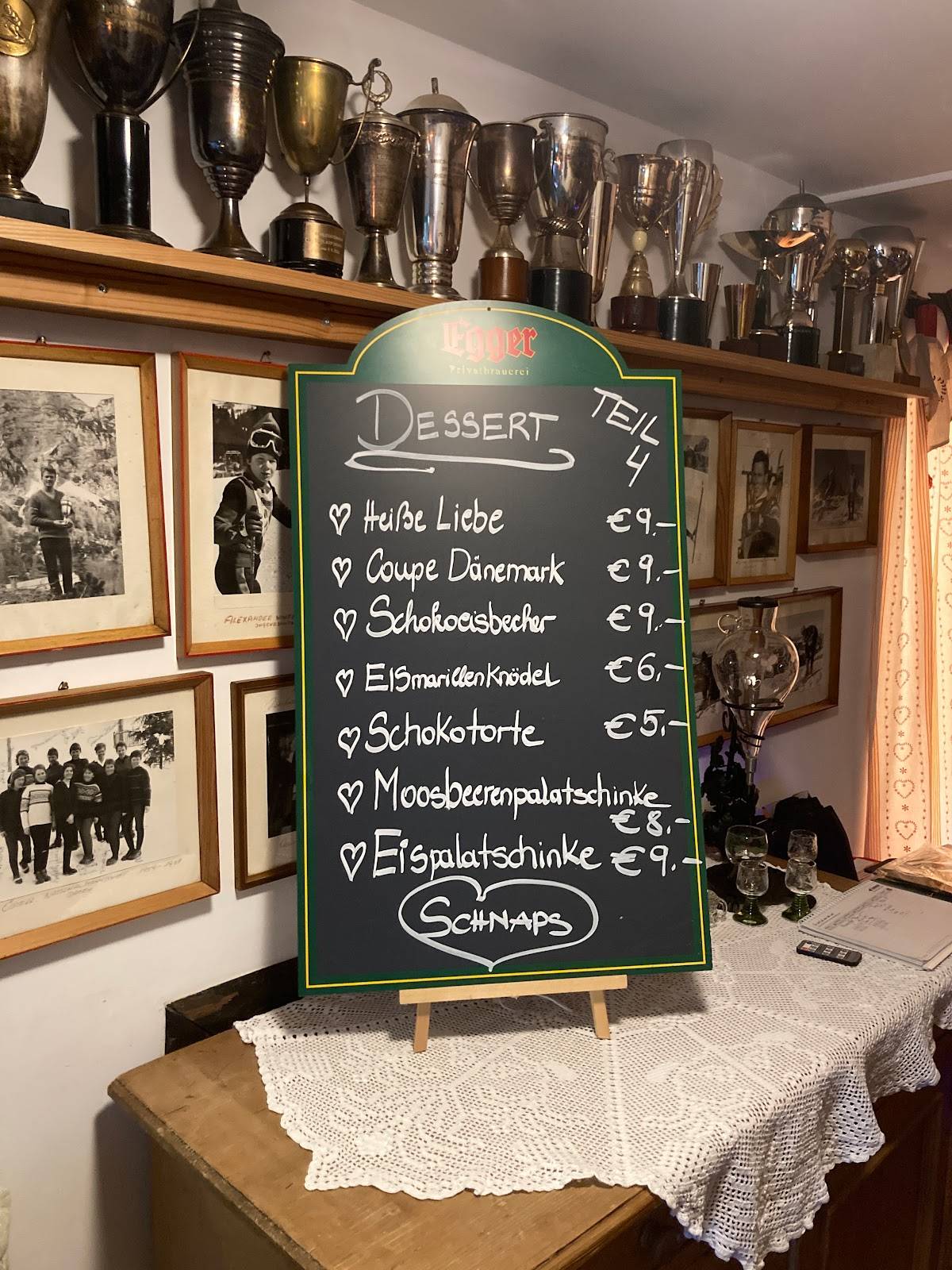 Speisekarte Von Schafflinger Alm Restaurant Bad Gastein