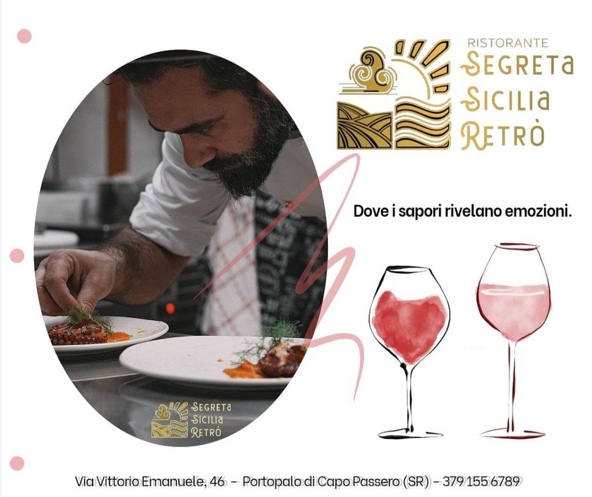 Menu de Segreta Sicilia Retrò