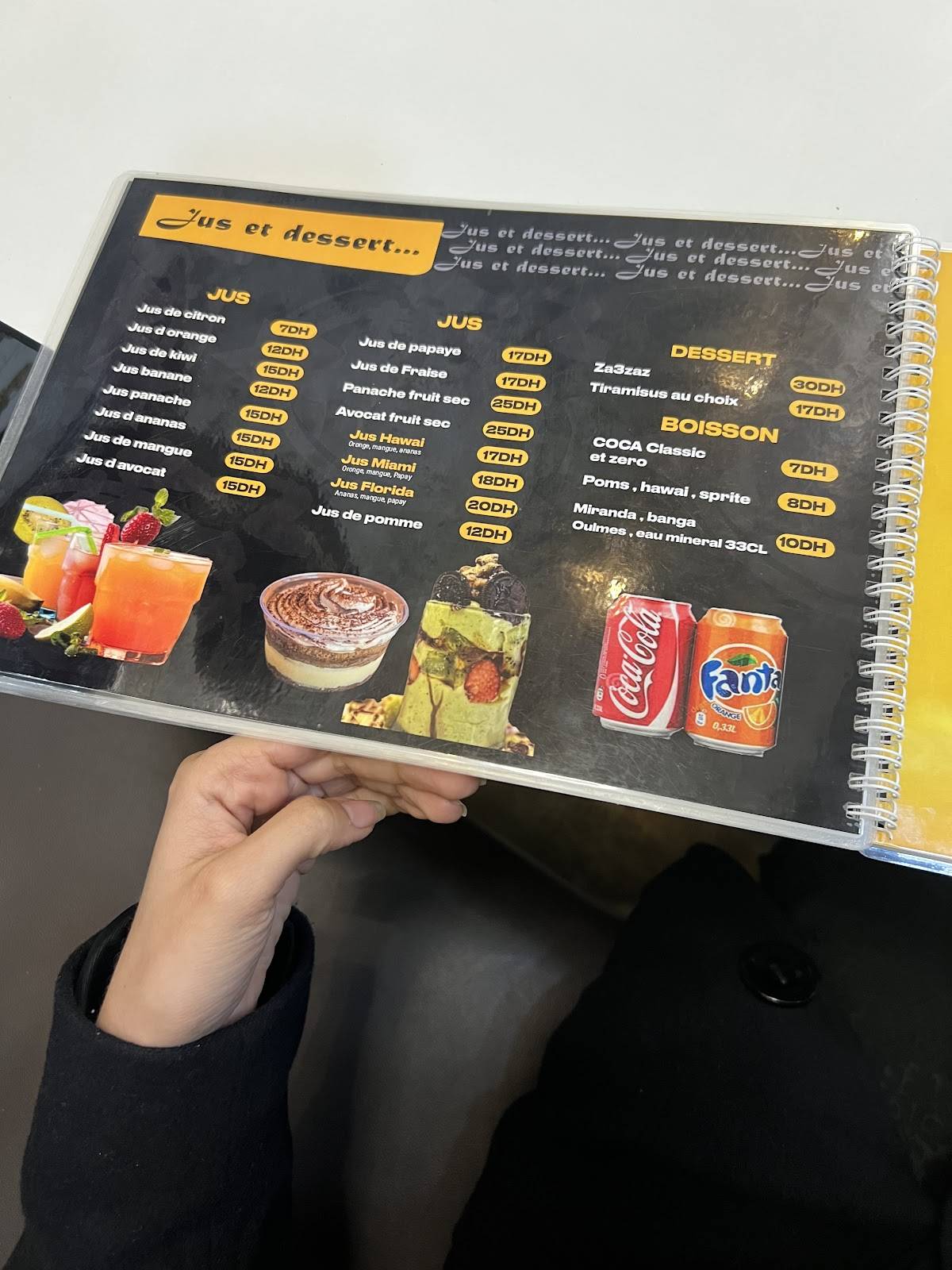 Menu de Tasty Chicken