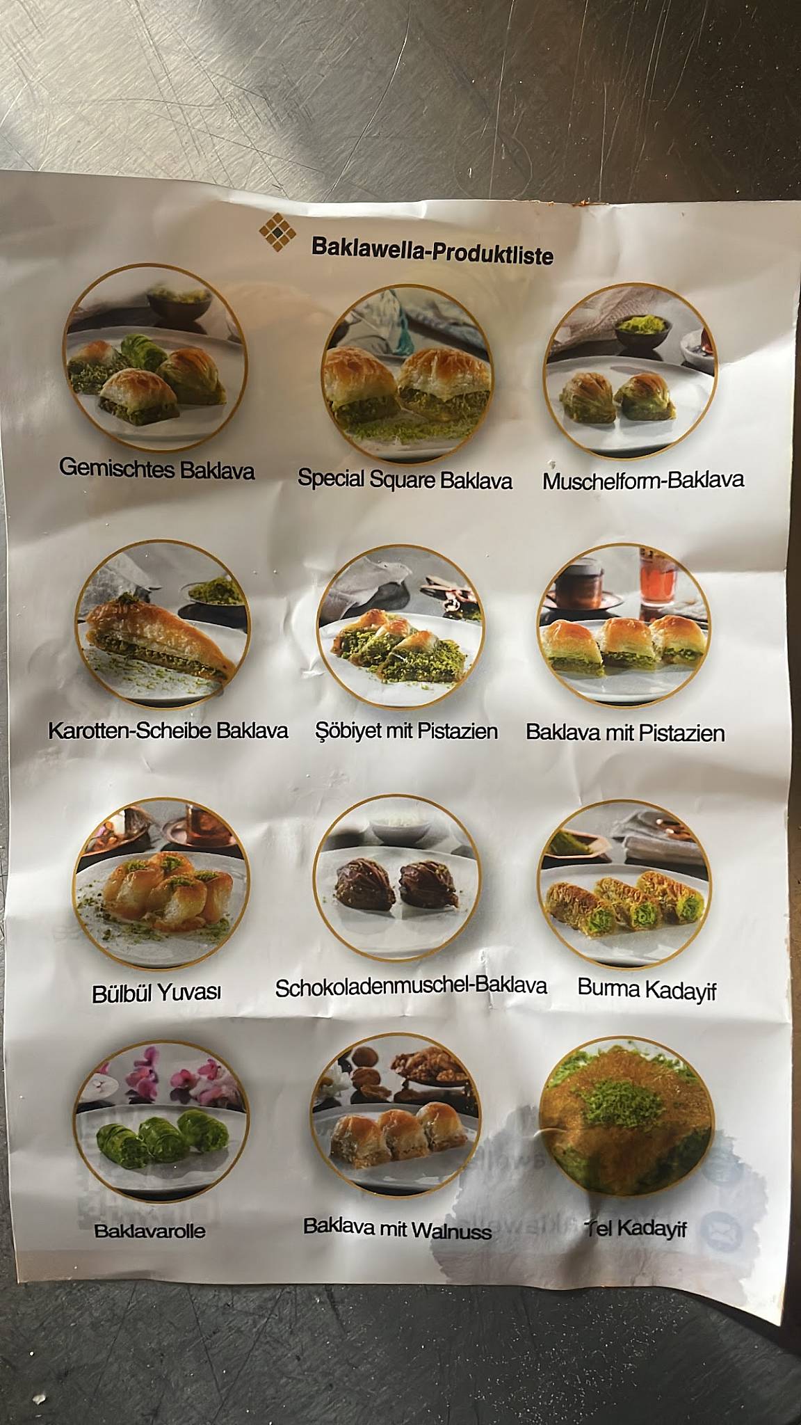 Menu di Städtli Kebap 