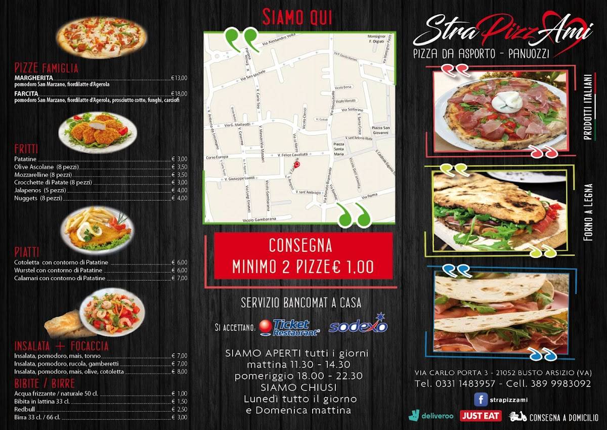 Menu di Strapizzami 