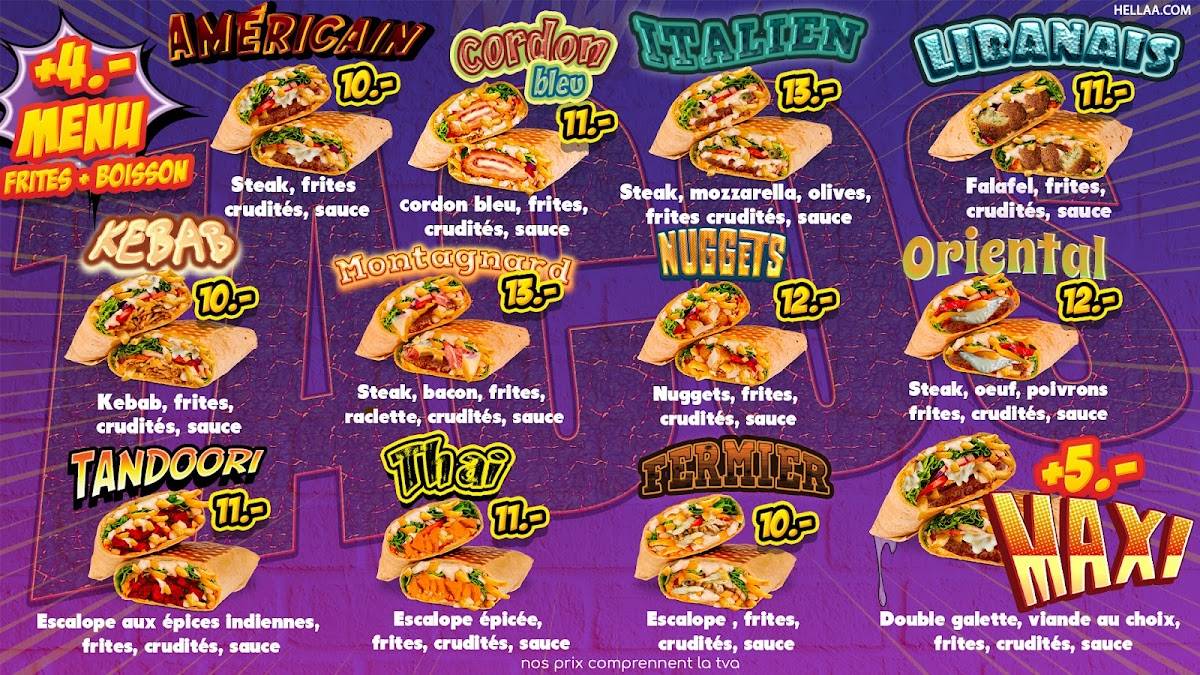 Menu di TACOS & BURGER 