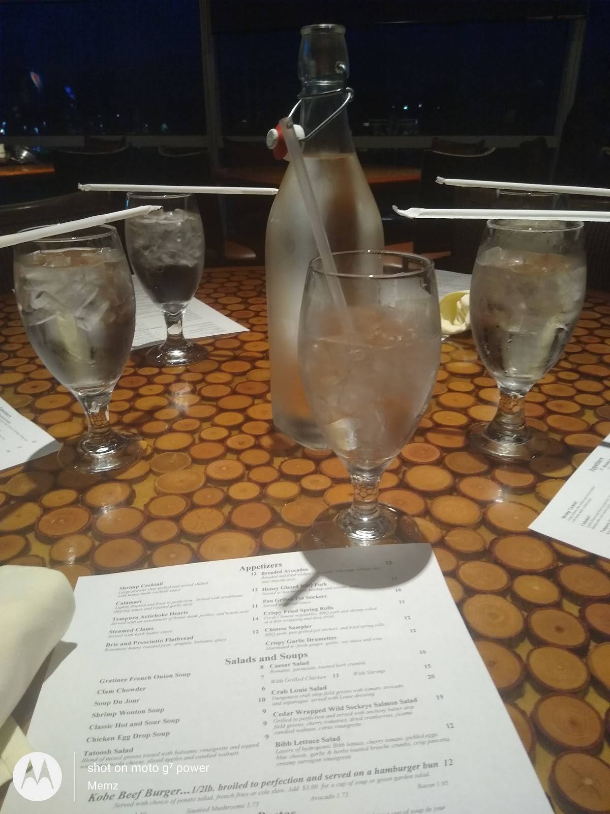 Menu at Tatoosh Grill at Emerald Queen Casino restaurant, Fife