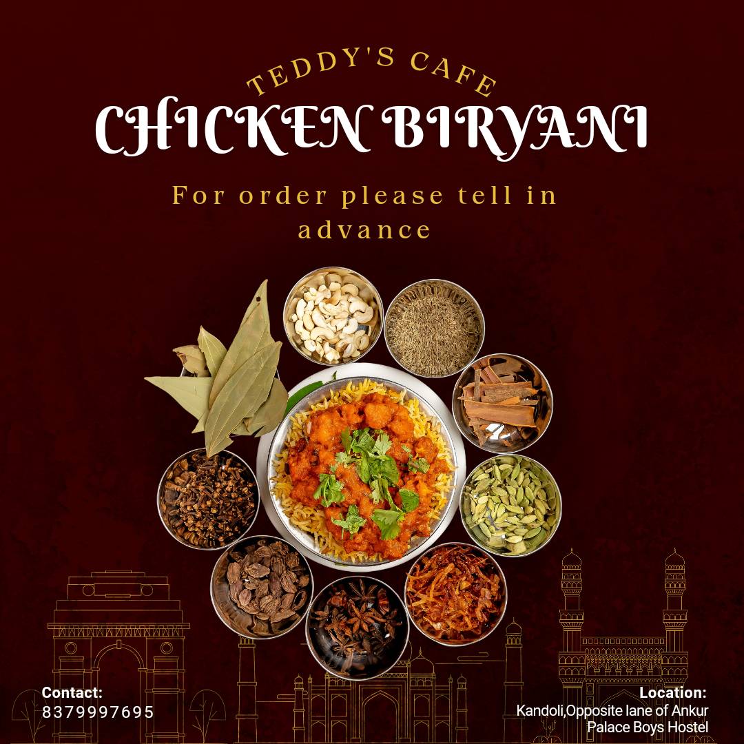 Teddy’s cafe menu