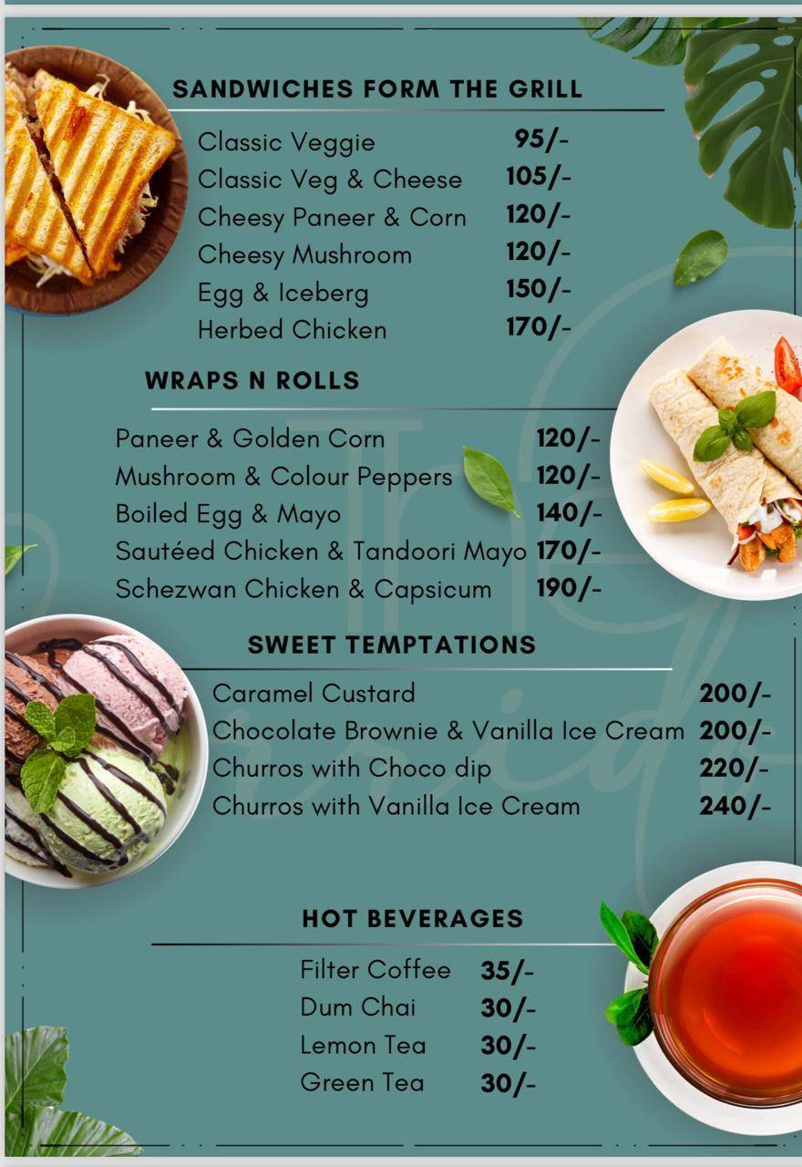 The Corridor Bistro (Cafe) menu