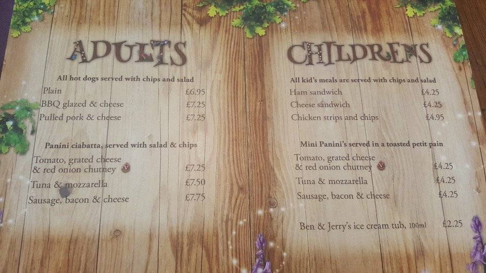 Menu at The Crooked Spoon restaurant, Alton