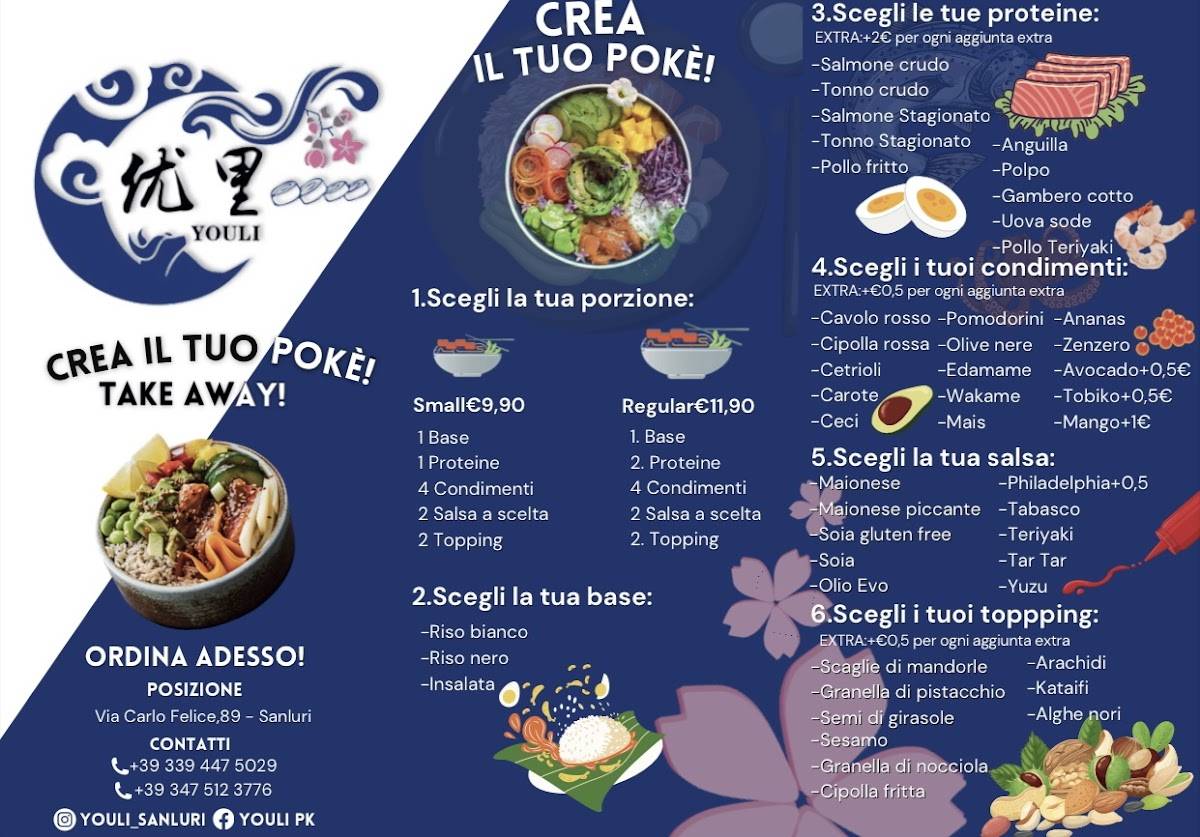 Menu di YouLi Sushi 