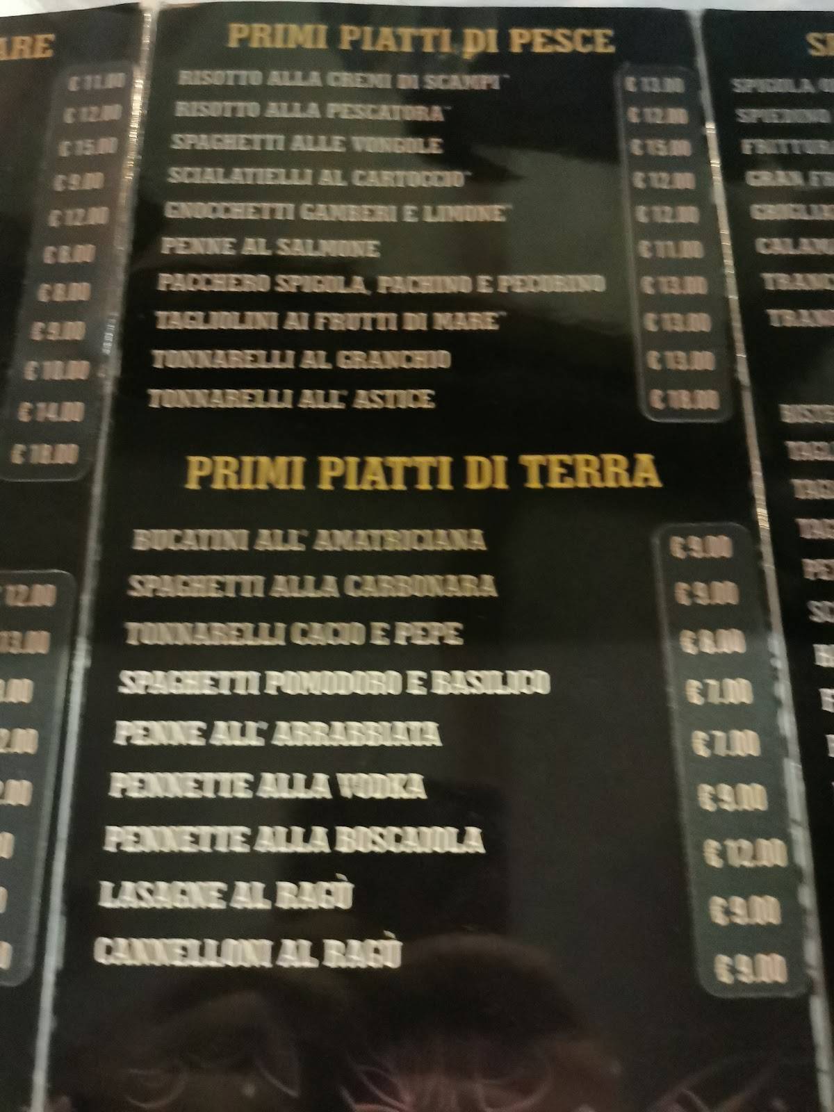 Menu di Zucchero E Limone 