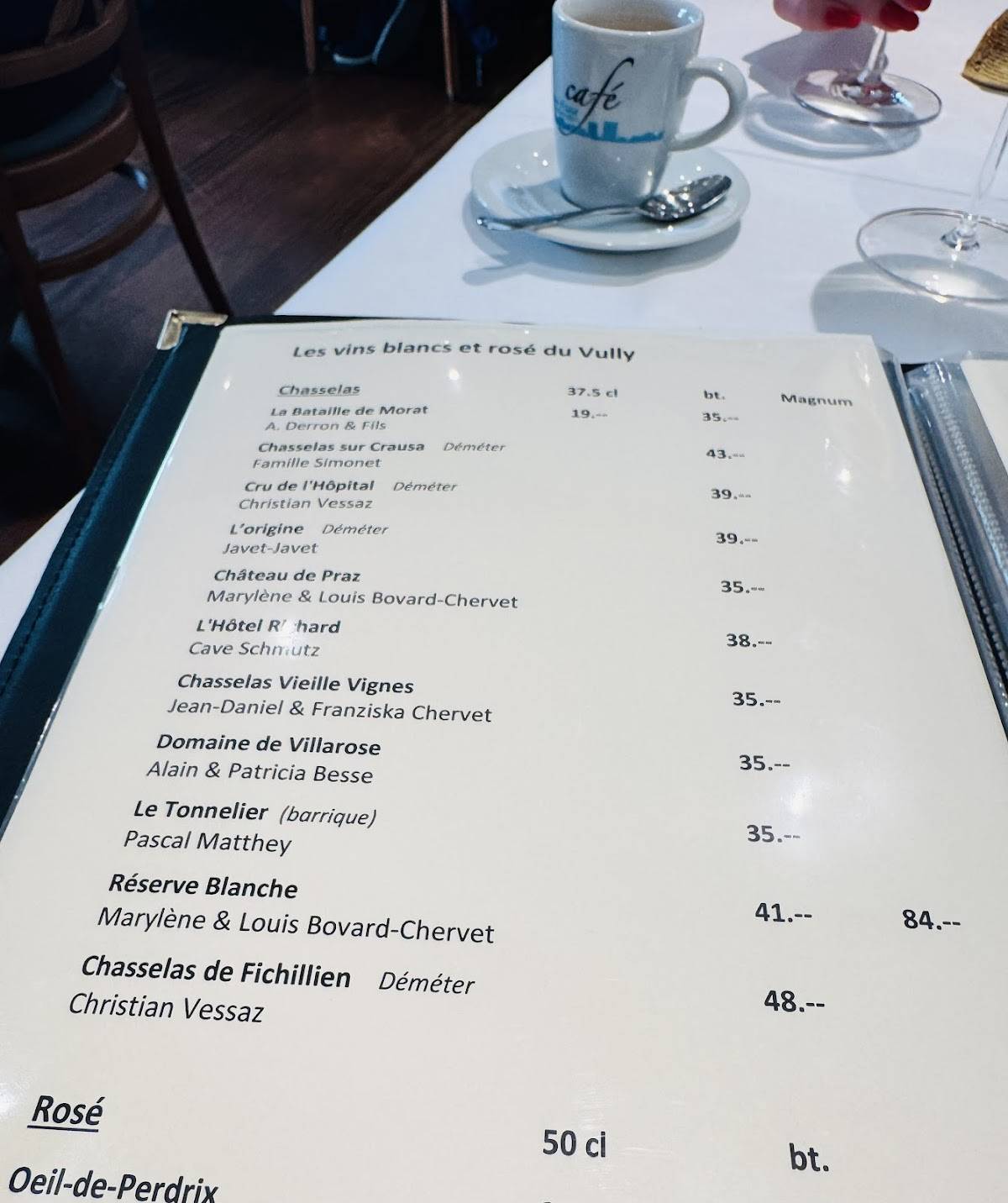 Menu di Restaurant du Port 