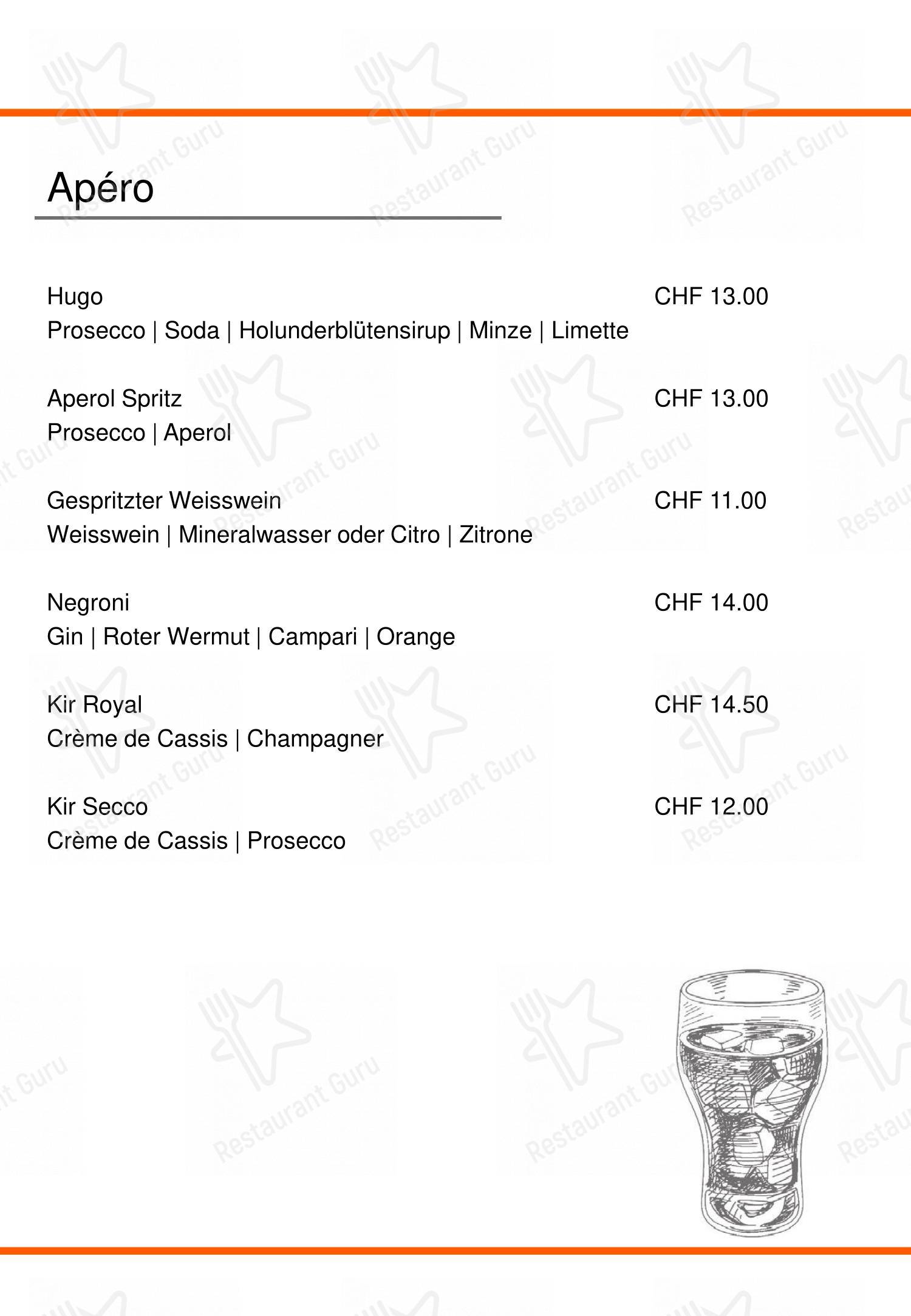 Основное меню per Restaurant elements ristorante