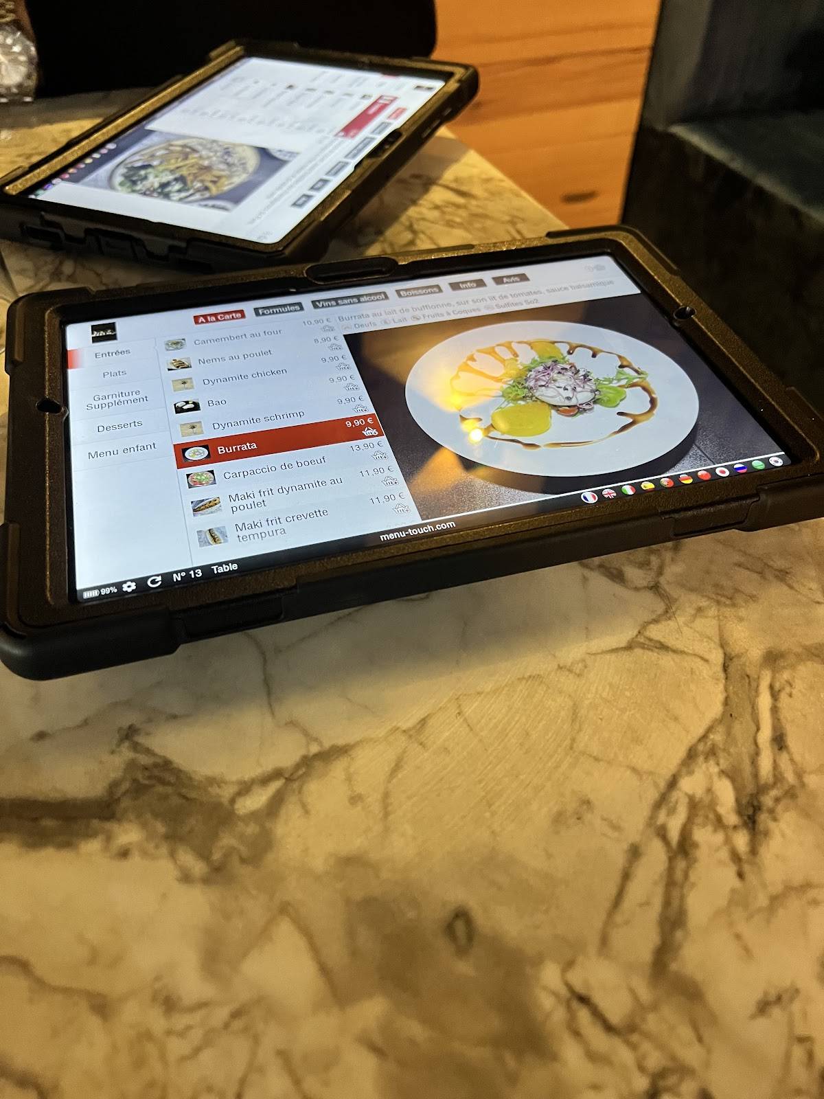 Menu de le Gaya