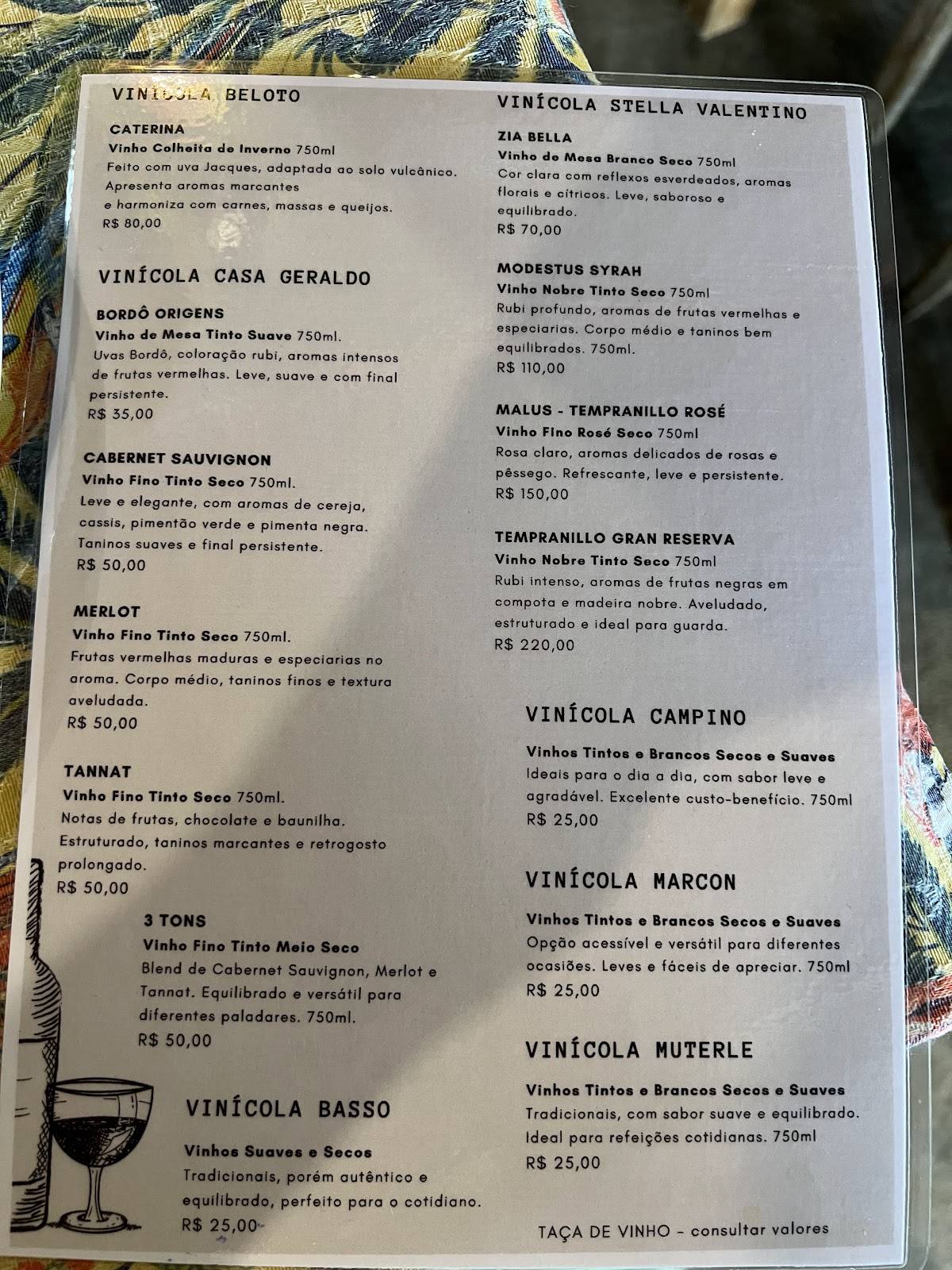 Restaurante Aldeia Velha cardápio