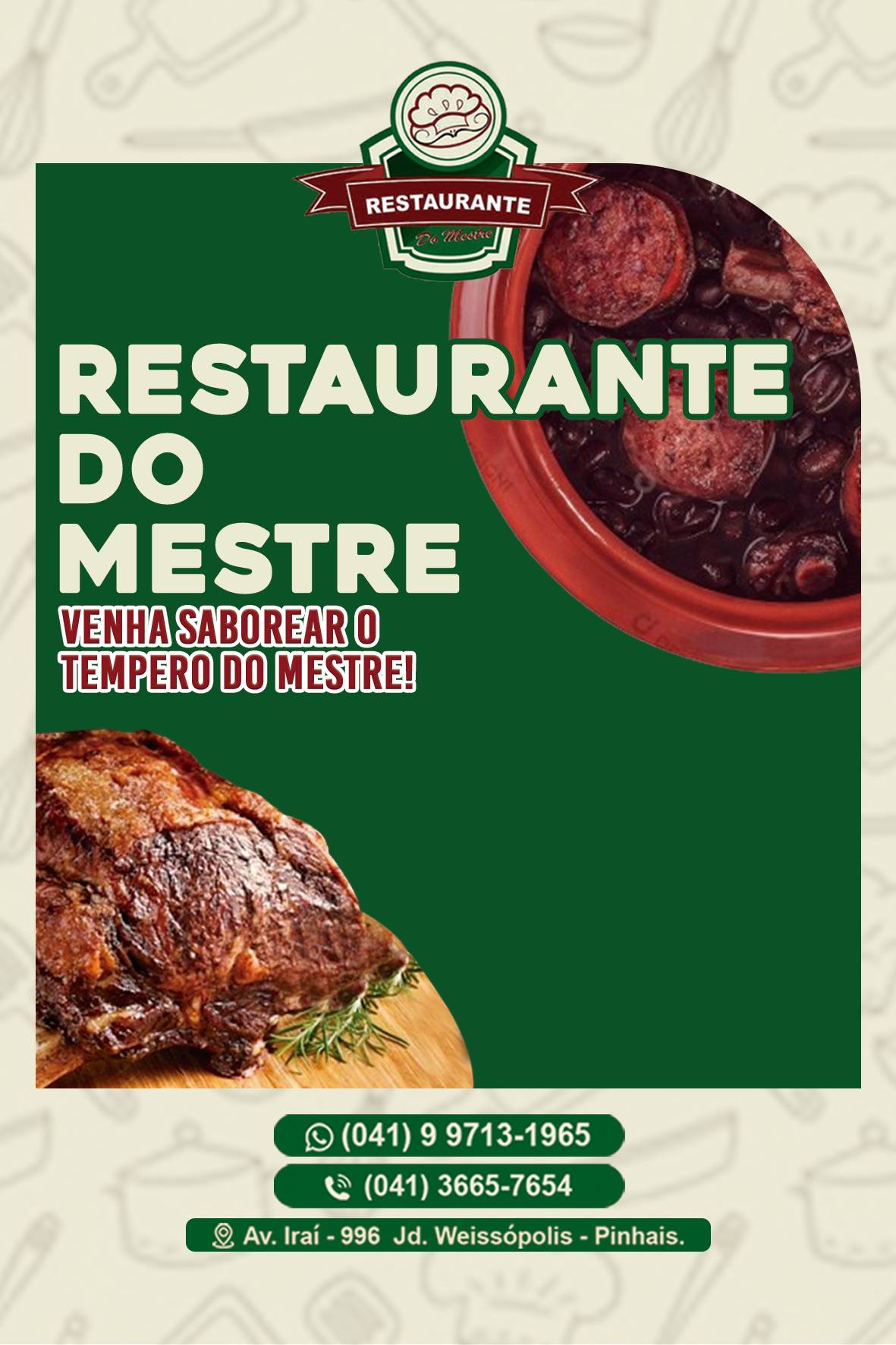 Restaurante Do Mestre cardápio