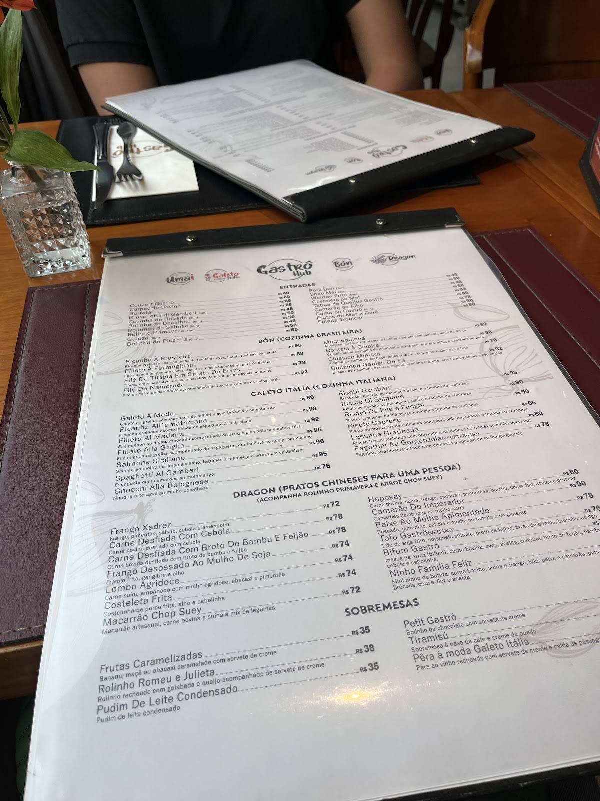 Gastrô Hub cardápio