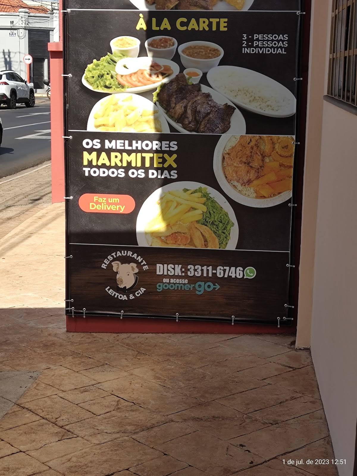 Restaurante Leitoa & Cia cardápio