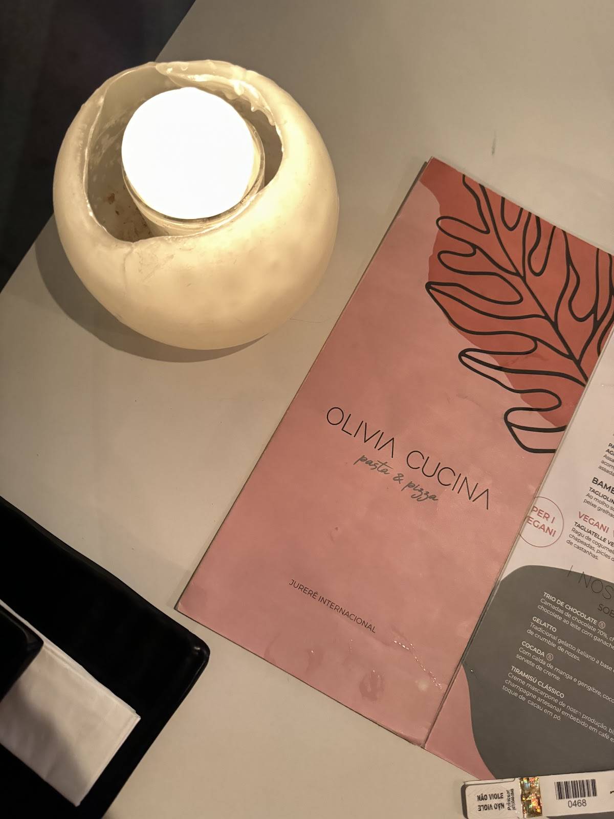 Noma Sushi Jurerê Internacional cardápio