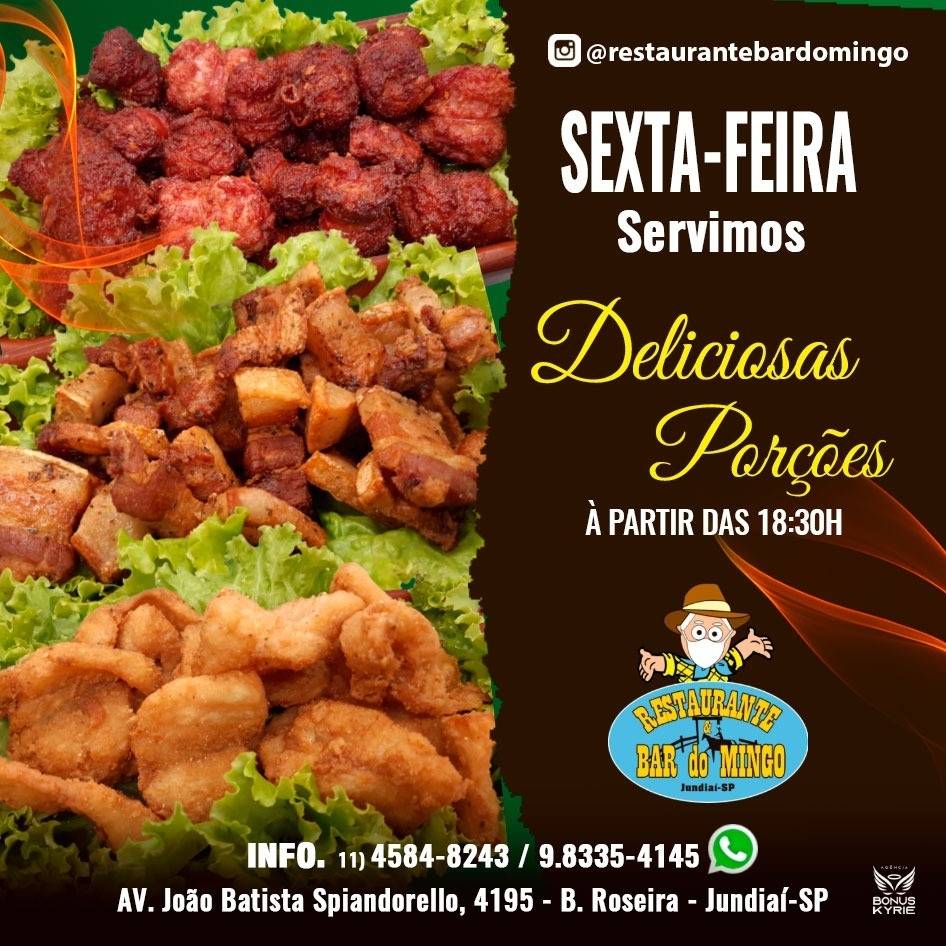 Restaurante e Bar do Mingo Fonte Basso cardápio