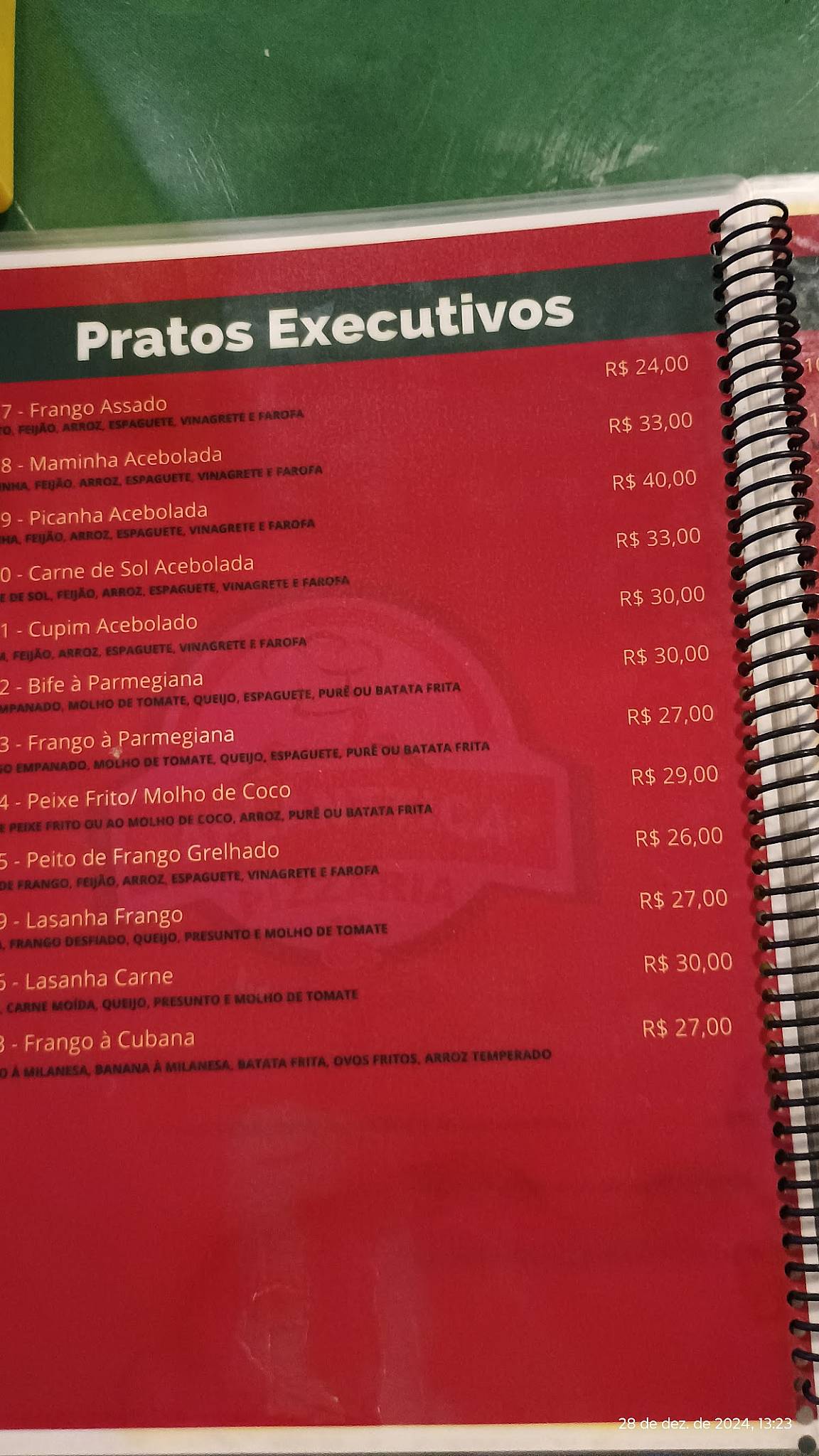 Restaurante e Pizzaria Aplânttica cardápio