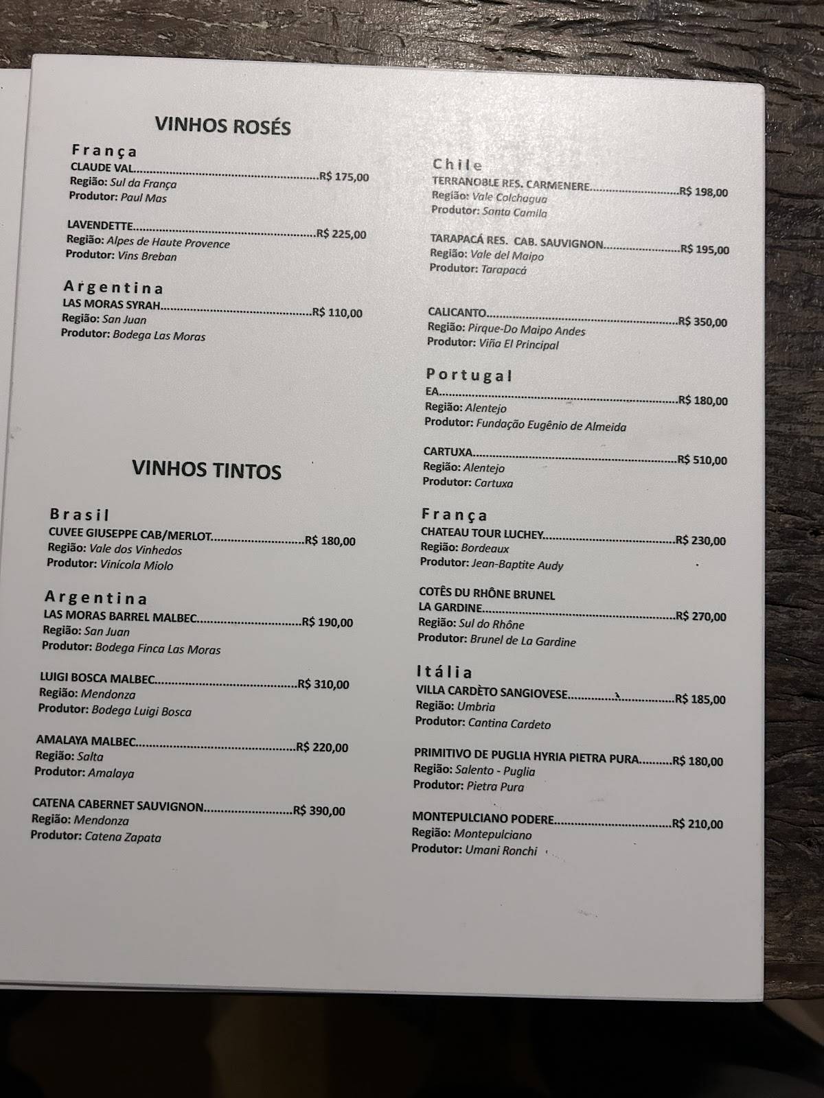 Restaurante e Pizzaria Maritaca cardápio