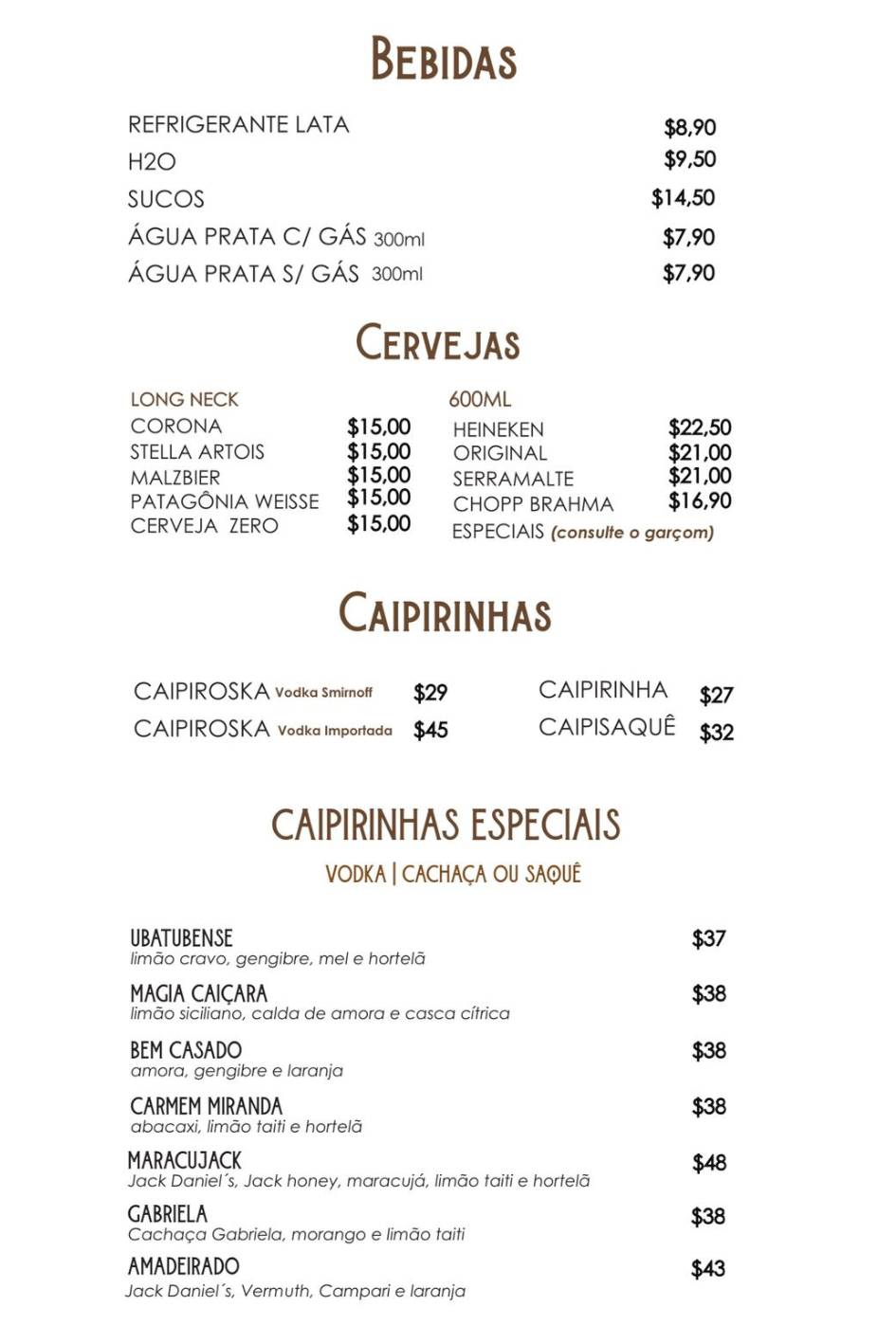 Restaurante e pizzaria Alfredo cardápio