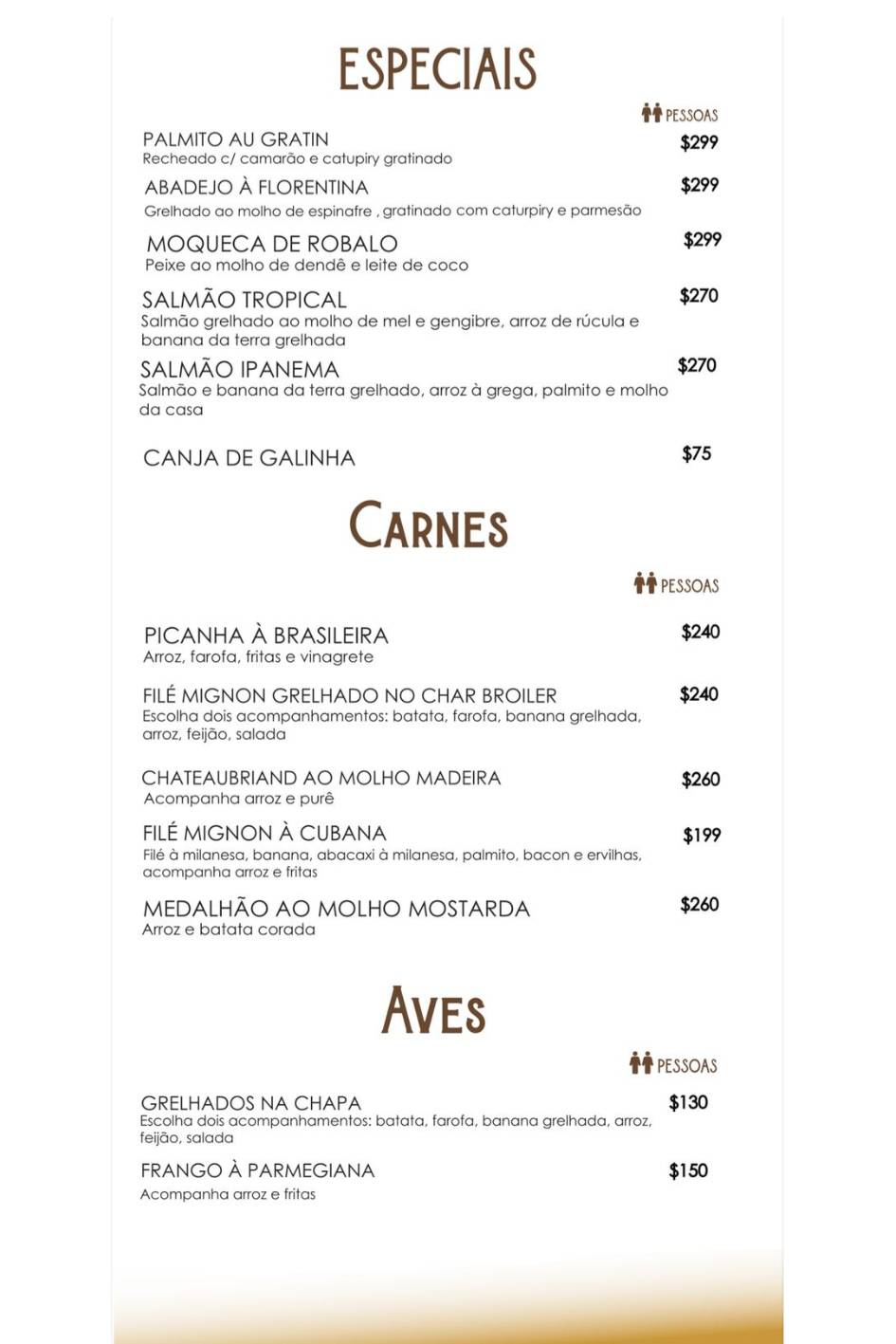 Restaurante e pizzaria Alfredo cardápio