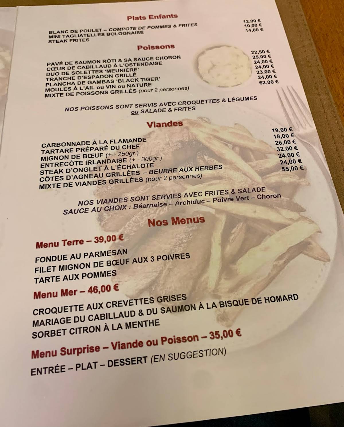 Menu de Resto 26