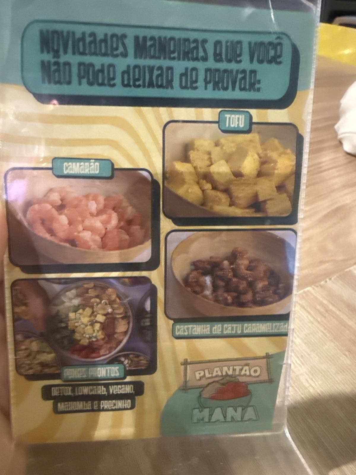 Mana Poke Ribeirão Preto cardápio