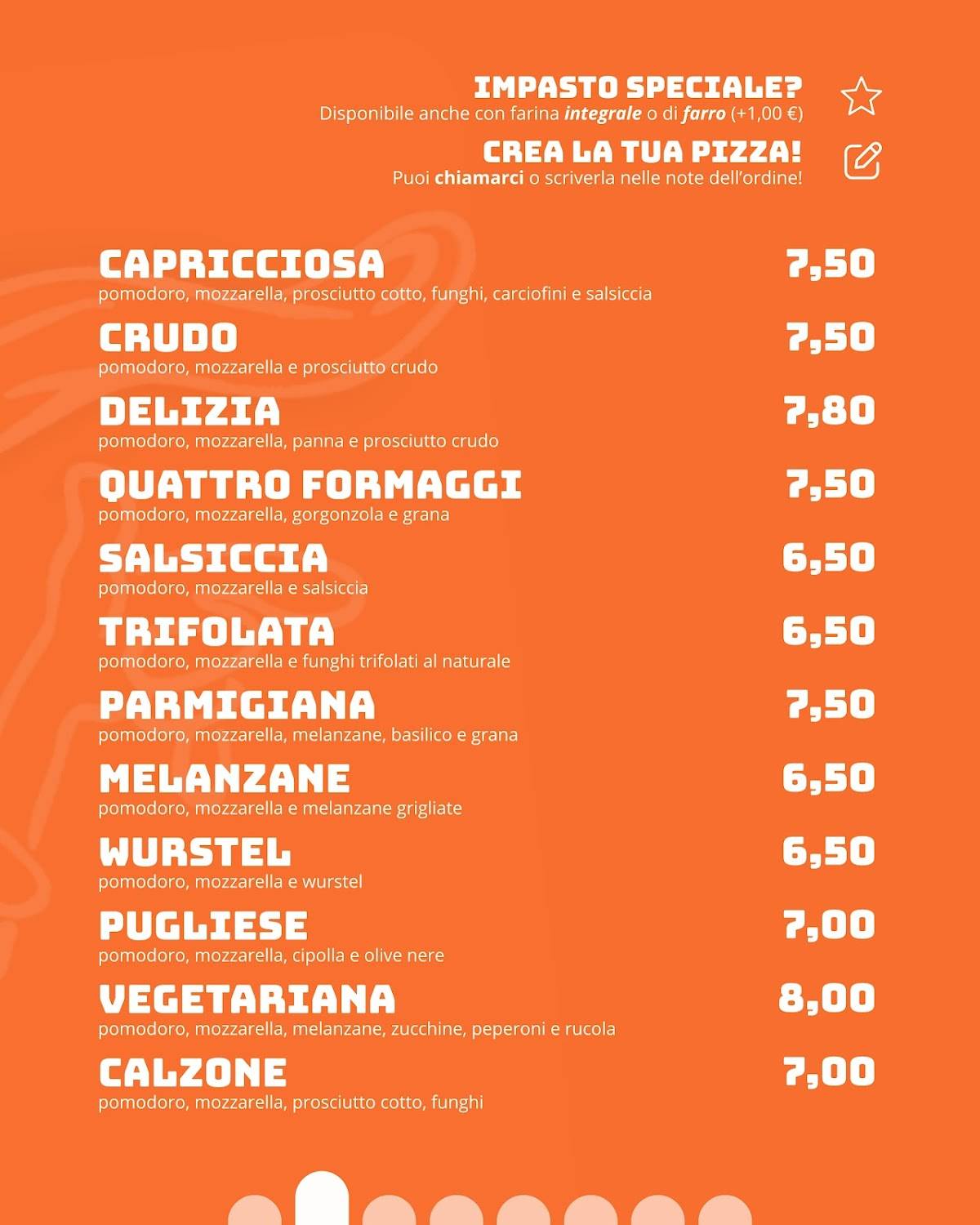 Menu di Sangiuliano Pizza 